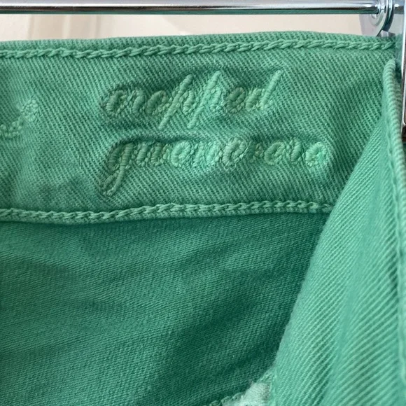 Green Ankle Skinny Jeans - 7FAM - Picture 2 of 5